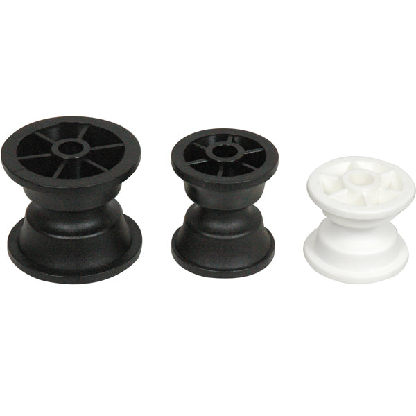 Nylonhjul til ankerruller, Ø 54,0 mm, Bredde 48,0 mm, Hul Ø 12,0 mm