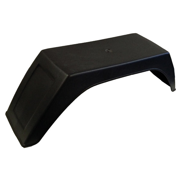 Plastskærm til 8" hjul, sort, 123456