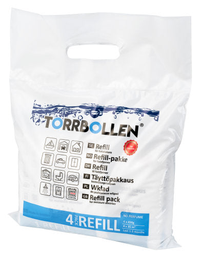 Torrbollen, Refill til affugter, 4 stk