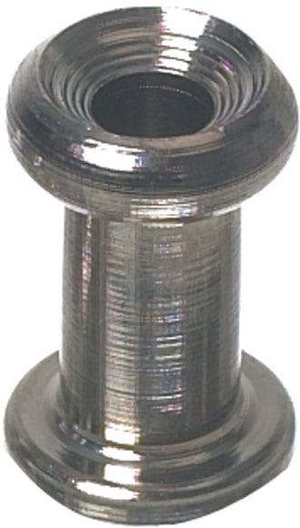 Kalecheknap krom 16,5 mm, 10 stk