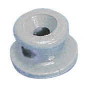 Unimer, Kalechefæste grå Ø25mm, 4 stk