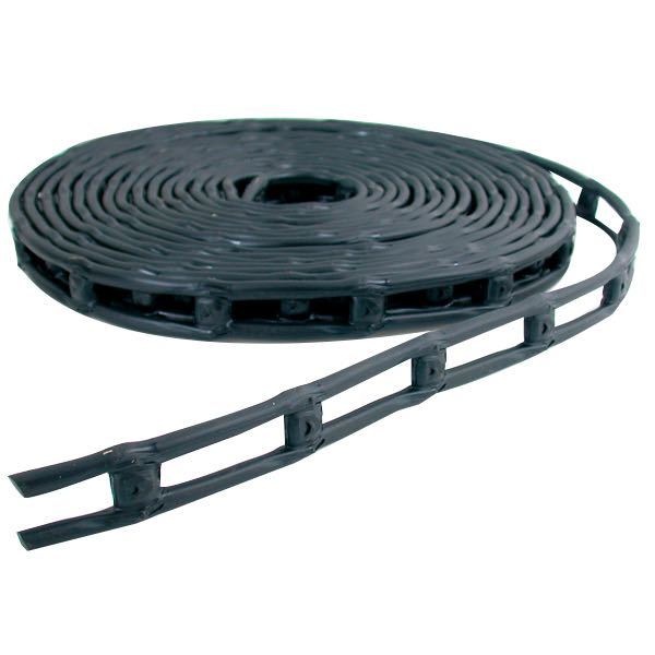 Gummistrop stige strop, 10m, sort gummi