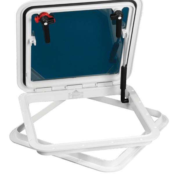 Nuova Rade, Euro luge 2, hvid, 480x480 mm, hulmål 430x430 mm, CE godkendt