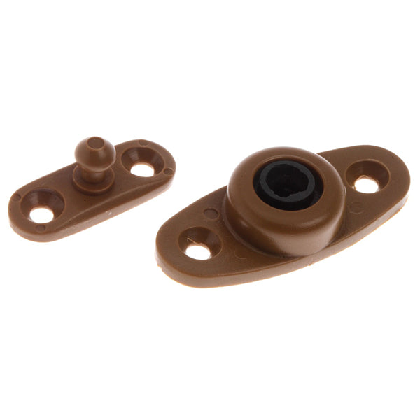 Roca, Dørstop 3-delt nylon/gummi, Dybde 17 mm, Højde 58 mm