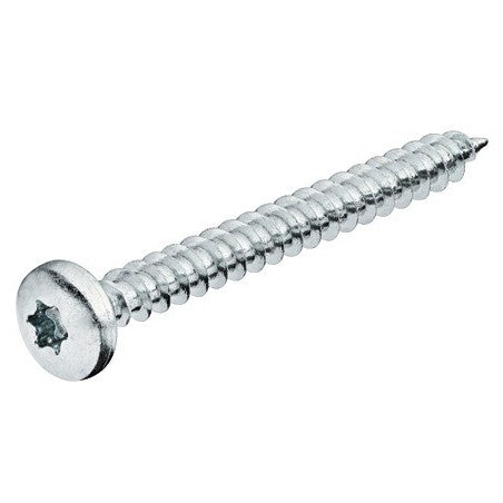 Selvskærende skrue Pan Hoved Torx kærv TX30 6,3x32 A4 ISO14585 6stk