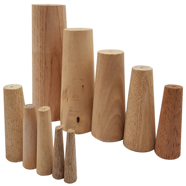 1852, Lækprop, Ø8-38mm, 10 stk, Træ