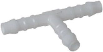 Plast T-stykke 8mm, Benzin og dieselbestandig, 6-25 mm slanger