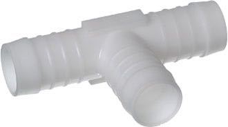 Plast T-stykke, 25mm (Benzin og dieselbestandig)