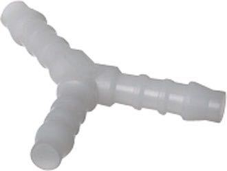 Plast y-stykke 6mm, Benzin og dieselbestandig slangefitting, 6-19 mm