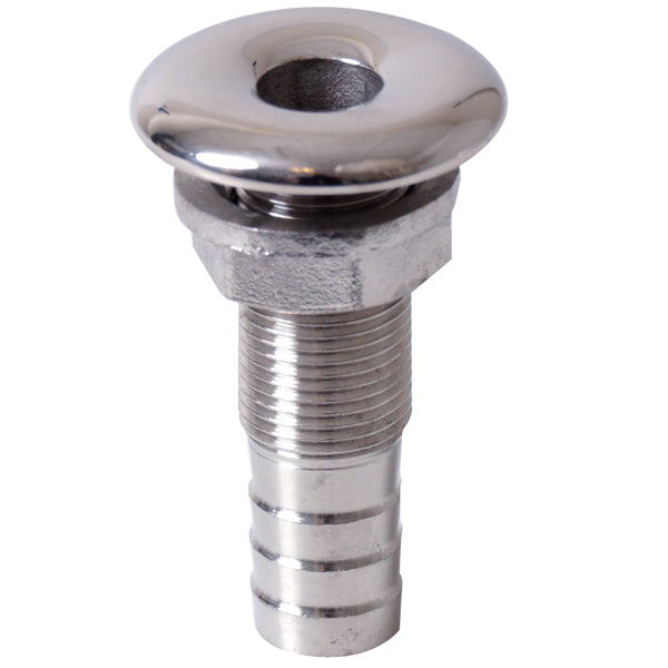 1852, Skroggennemføring RF stål, 1 1/4" / slange 38mm, AISI 316