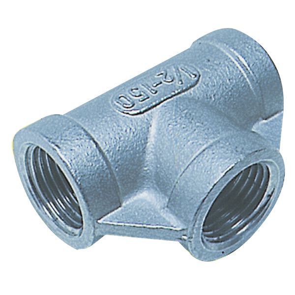 1852, T-stykke 3/8" RF, Rustfrit stål AISI 316