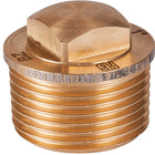 Guidi bronze prop med udvendigt gevind, set foran.