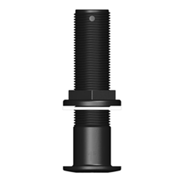 Trudesign, Skroggennemføring lang, sort komposit 1", 140 mm