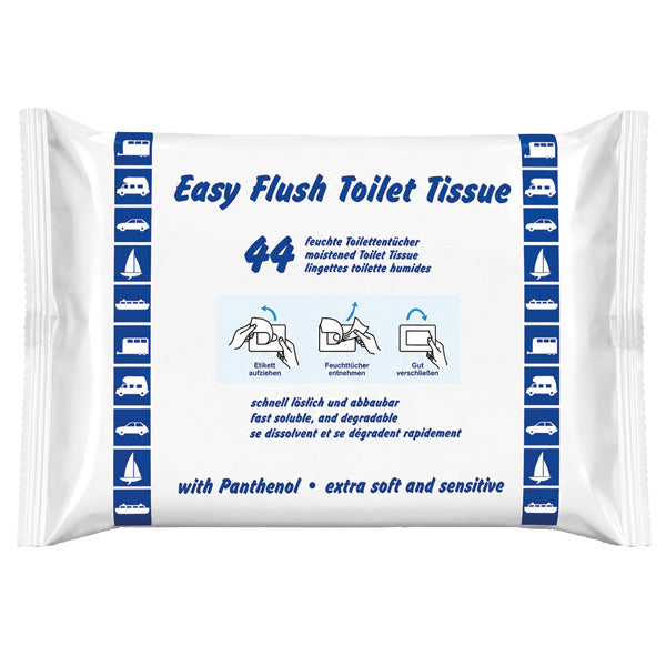Yachticon, Easy Flush toiletvådservietter 44 stk.