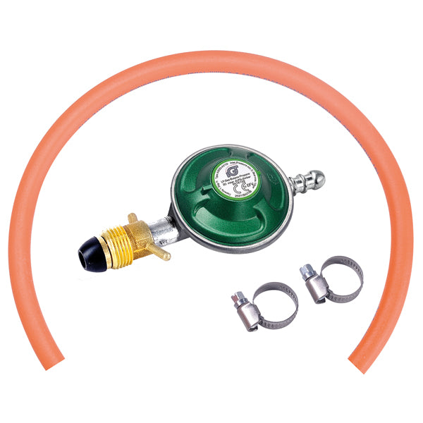 IGT, Gasregulator Sweden POL basic, 2 meter slange Ø8mm, 30 mbar