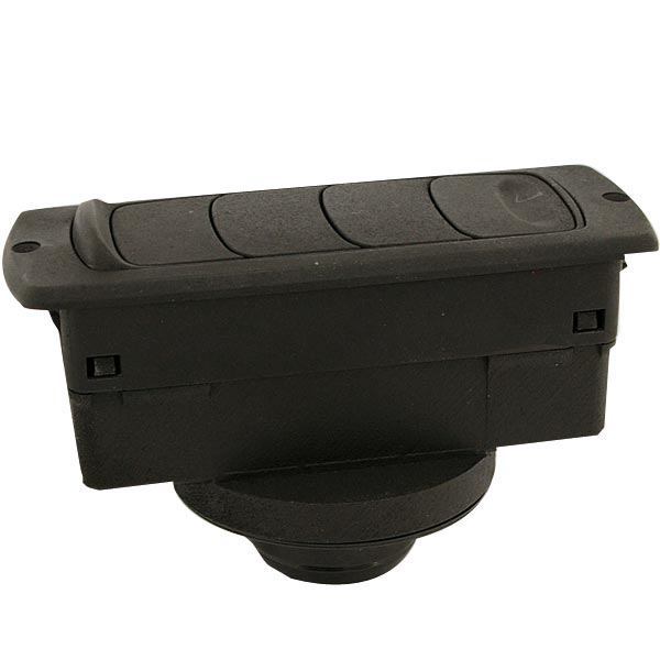 Retangulær dyse - lukbar med 55 mm tilslutning, 45º, 122x49 mm, 134x52 mm