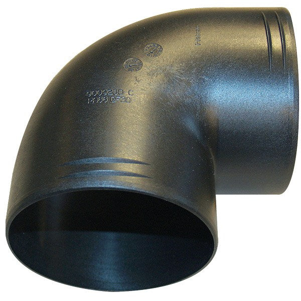 Webasto, 90º tilslutning til varmluftslange, Ø90 mm, 90 mm