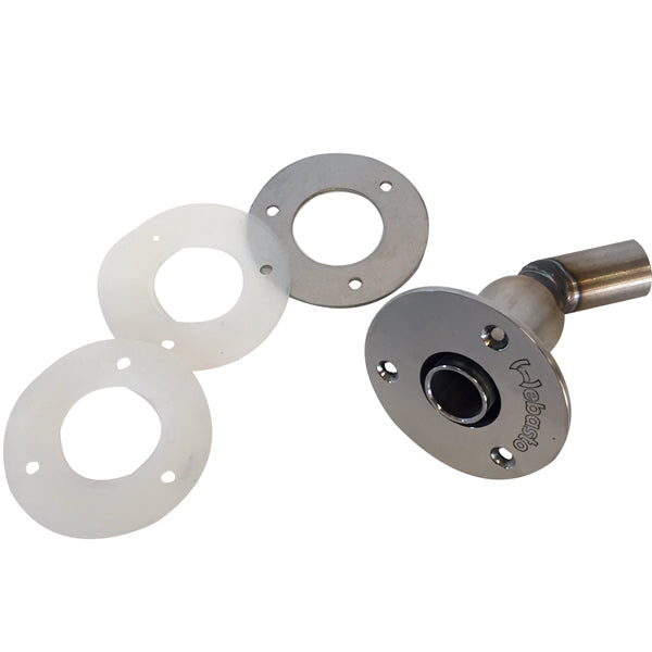 Webasto, Skroggennemføring 45°, Ø24mm