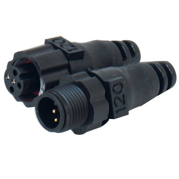 Navico, Terninator, 1 x han og 1 x hun, 120 Ohm, 12V (2 stk)