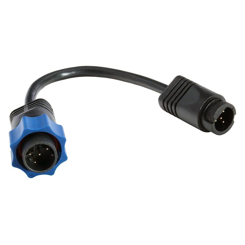 Navico, Transduceradapter 6-polet uniplug til Lowrance Elite/Mark, 7-pin blå stik