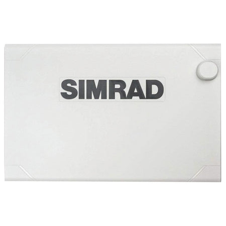 Lukket Simrad suncover set fra siden, der beskytter skærmen