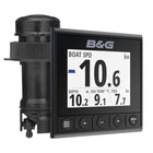 B&G Triton2 speed/depth display installeret på bådens instrumentbræt