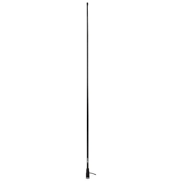 Scout, KS-22 VHF antenne m/kabel og stik, sort, 1,5 m, 50 Ohm, 3,0 dB