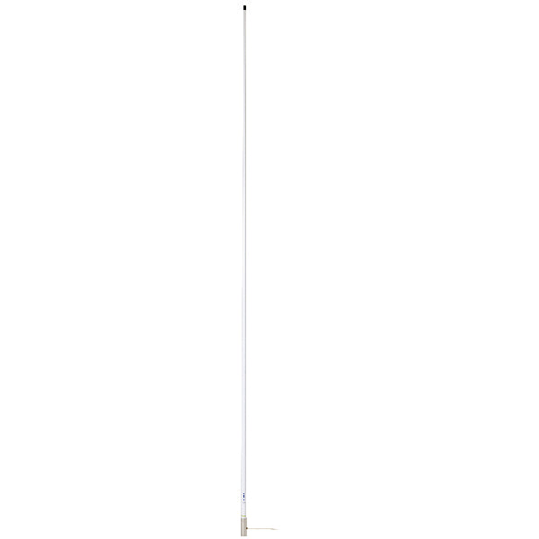 Scout KS-43 VHF antenne med kabel og stik, hvid, 6 m RG-8X, 50 Ohm, 1"x14