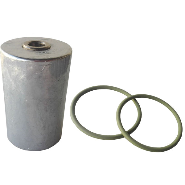 Tecnoseal, Zink anode til Volvo udstødningsrør DPH og DPR, Original nr. 21868040, Ø 38 mm, Aksel Ø 9 mm, Vægt 0,45 kg