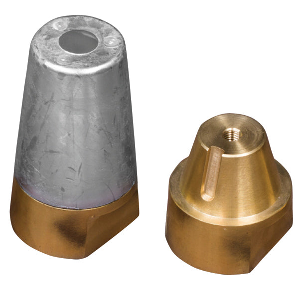 Tecnoseal, Zinkmøtrik med 16mm gevind, 22-25mm, 30mm c, 20mm h, 18mm h1, Ø1: 16x1,5mm