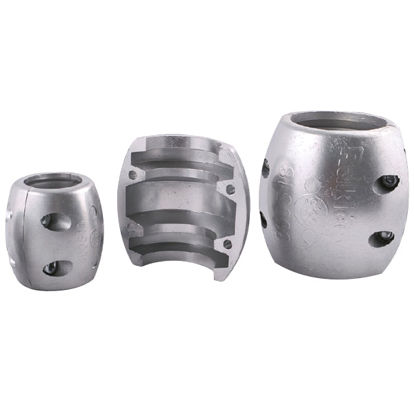 1852, Zink Akselanode 80mm, 2-4 huller, Ø: 128mm, H: 107mm