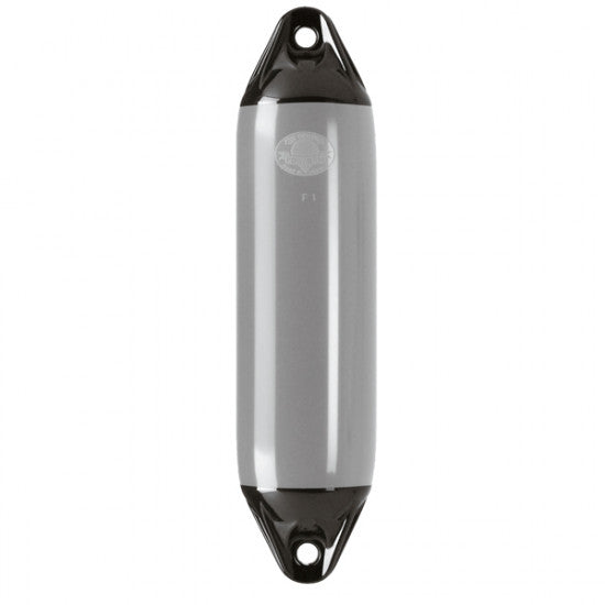 Polyform, Fender F5, Grå/sort top, Ø 290 mm, L 775 mm