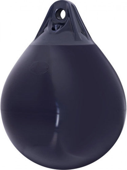 Polyform, Jordbærfender A5, Navy m/navy top, 710x940mm, 215 kg opdrift, 8,3 kg vægt, Ø 28 mm