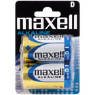 Maxell Alkaline D batterier i pakke med 2 stk til bådudstyr