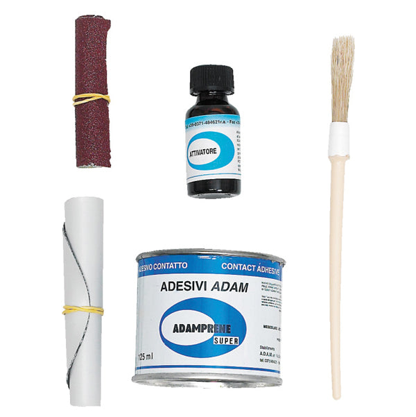 Reperationssæt til gummi/Hypalon, 125 ml (inkl. lim, cleaner & hærder)