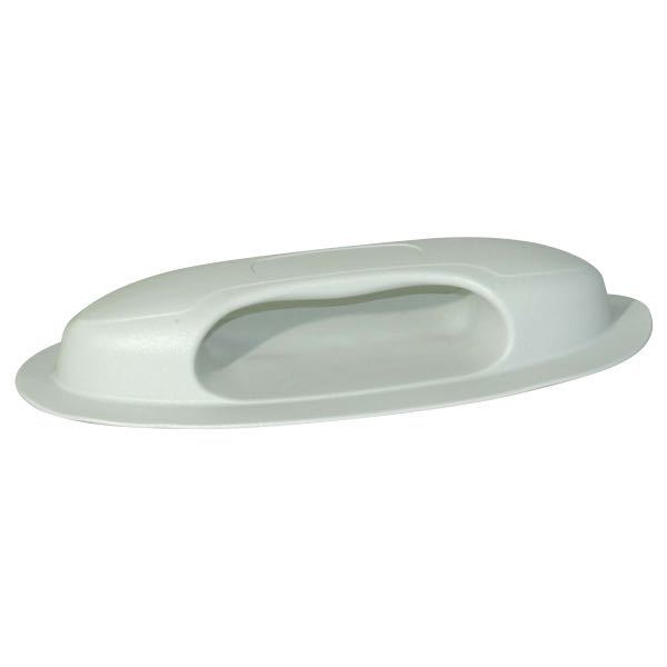 Håndtag PVC lys grå, 253mm, 253 x 105 x 44 mm, RAL 7035