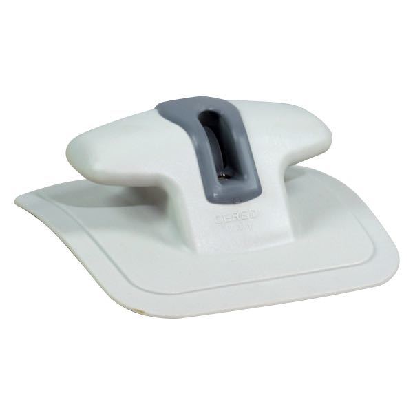 Gummibådspullert PVC Ø14-16mm, Grå, 240 x 192 x 70 mm