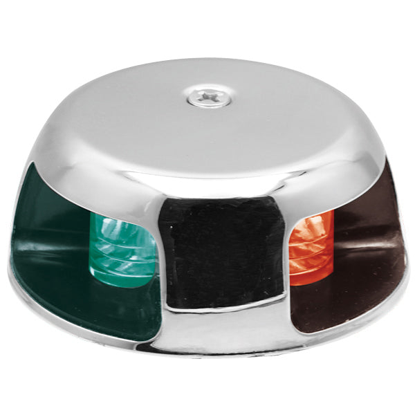 Lanterne LED dobbelt, rustfrit stål, 12 V, IP66, 65 lumen, 1 NM, 225° (32 mm), 68 mm