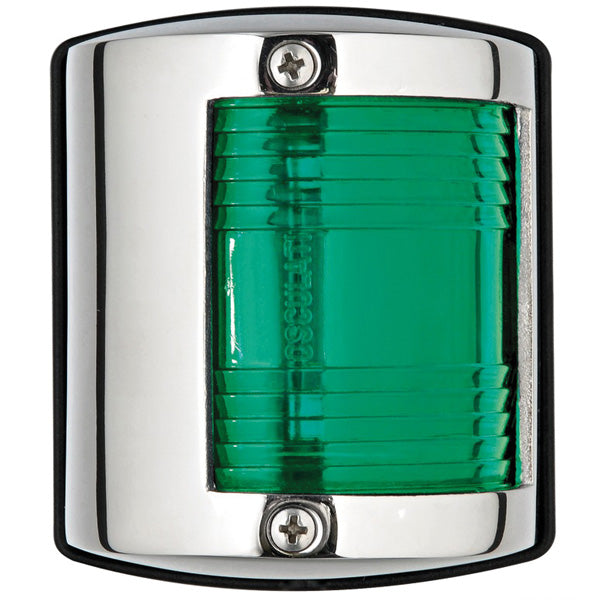 Rustfri lanterne - styrbord, AISI 316, RINA godkendt, 112.5º grøn lysvinkel, 1275496