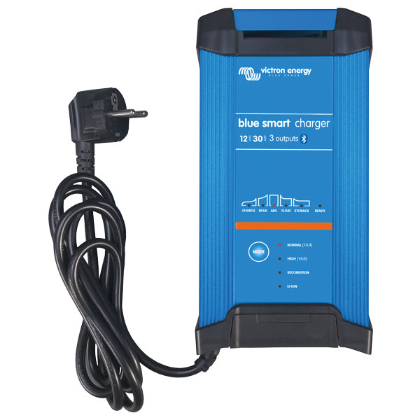 Victron, Blue Smart lader m/bluetooth, IP22, 12V / 30 Amp - 3 Batterigrupper