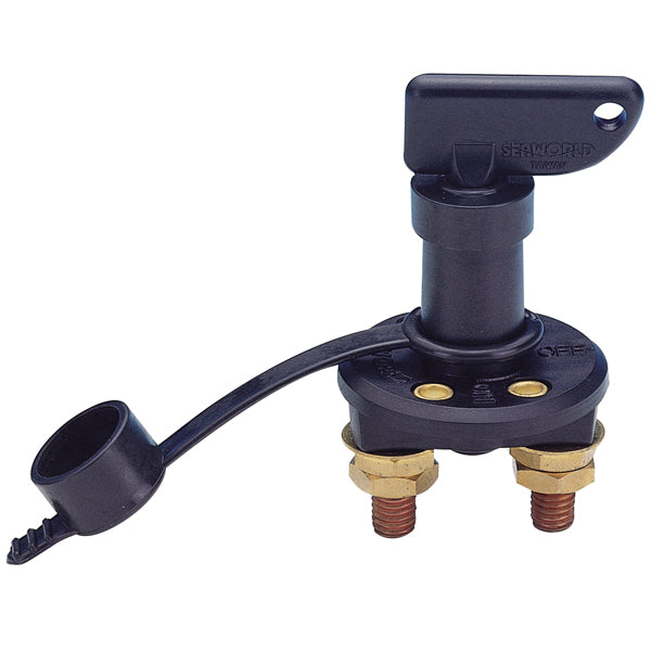 Hovedafbryder m/nøgle 12V, 75 Amp konstant / 500 Amp 10 sek