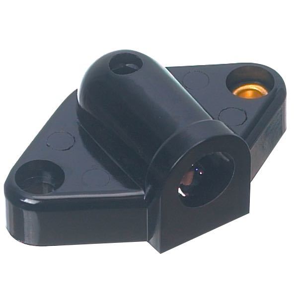 Påbygnings-stikdåse, flad med cigarudtag