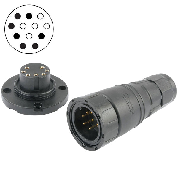 Quick, Dækstik 7-polet, max 12 Amp, IP67