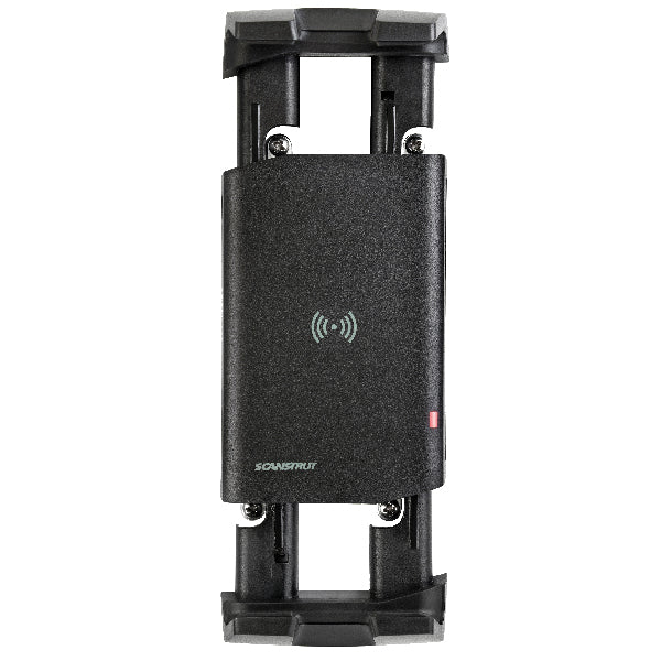 ROKK, Aktiv Telefonholder med Trådløs Oplader 10W, 12/24V, IPX6