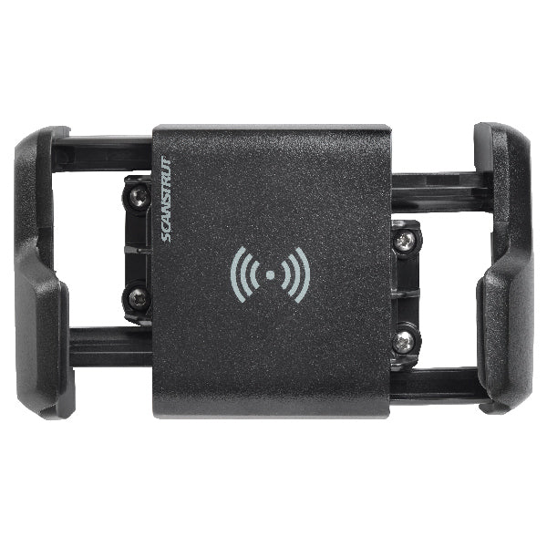 ROKK, Nano Telefonholder med Trådløs Oplader 10W, 12/24V, IPX6