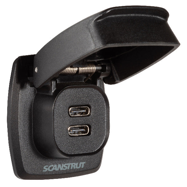 ScanStrut, Flip-Pro USB C Oplader 2 x 12/24V IPX4
