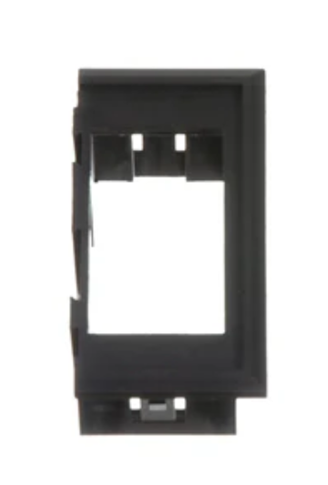 Indbygningsramme til vandtæt kontakt, 28,0 mm x 60 mm - side