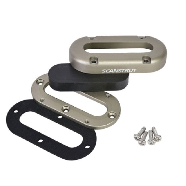 ScanStrut, Dæksgennemføring til 4 x <15mm ledninger, Alu, IP68 (1 stk), 47,5 mm x 17 mm x 99 mm