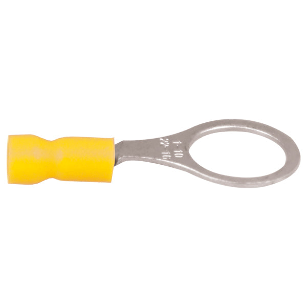 Ringstik gul, hul Ø 10,5 mm, 4,0 - 6,0 mm², 10 stk