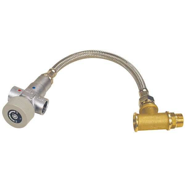 Quick, Termostatventil til B3 Varmtvandsbeholder, 80º - Ventil, Slange, Kobling